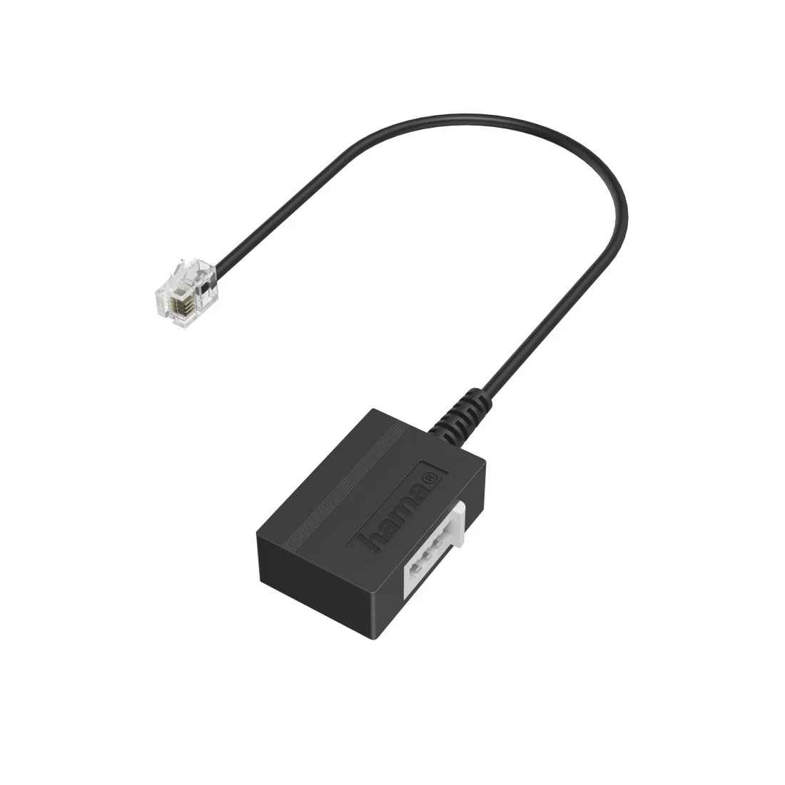 Hama 00201130 Kabeladapter TAE-F RJ11 Schwarz