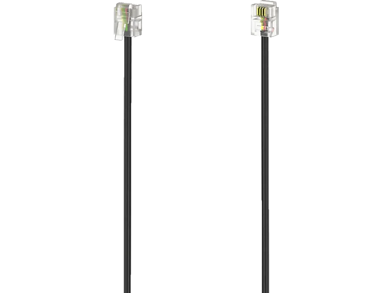 HAMA Stecker 6p4c auf 6p4c, Modularkabel, 6 m
