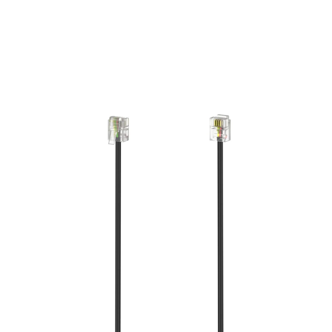 Hama 00201139 Telefonkabel 10 m Schwarz
