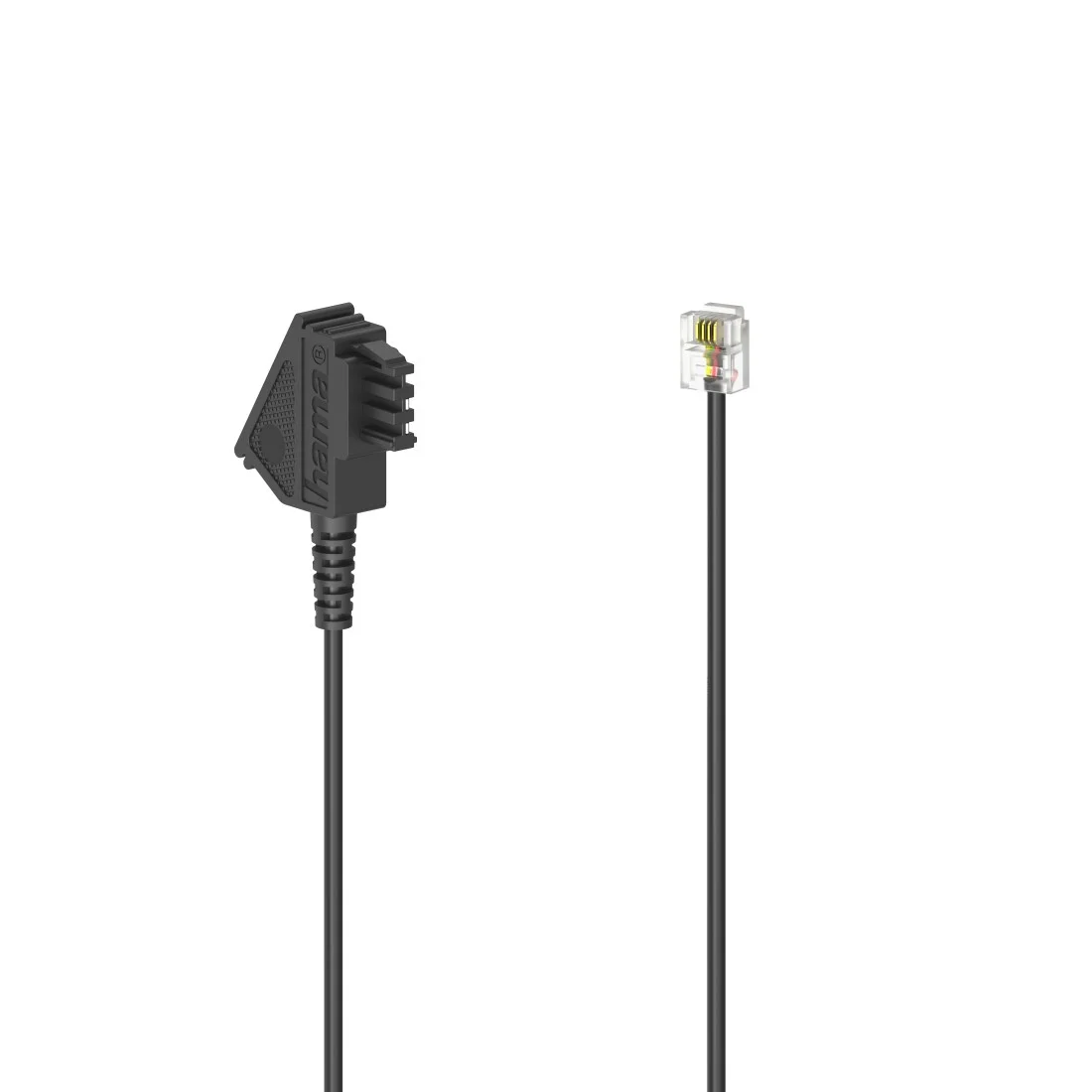 Hama 00201146 Telefonkabel 3 m Schwarz