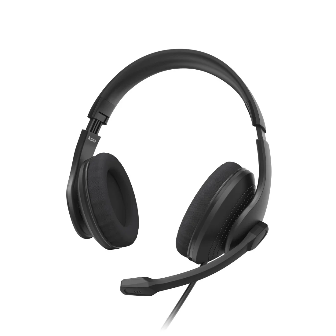 Hama HS-USB300 V2 Kopfhörer Kabelgebunden Kopfband Büro/Callcenter USB Typ-A Schwarz