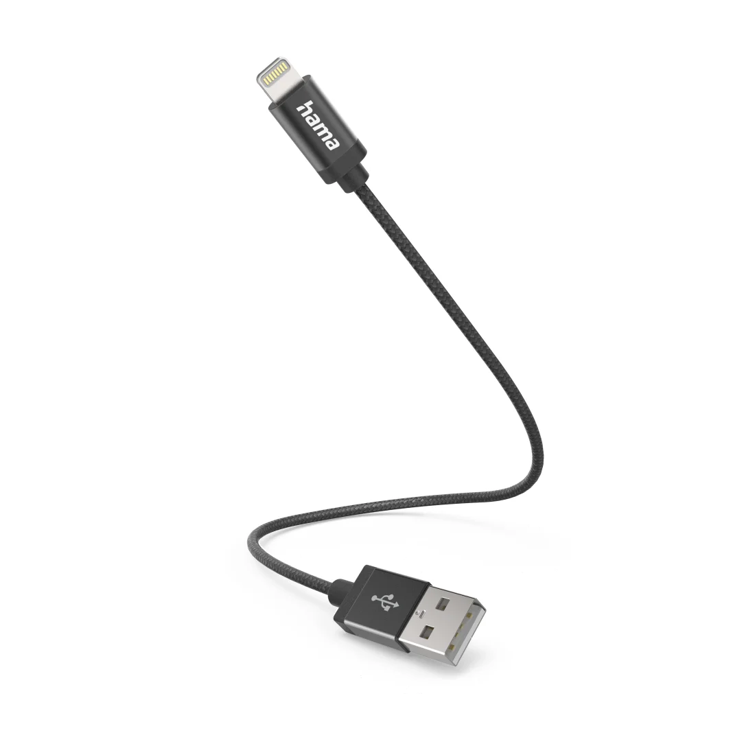 Hama 00201578 Lightning-Kabel 0,2 m Schwarz