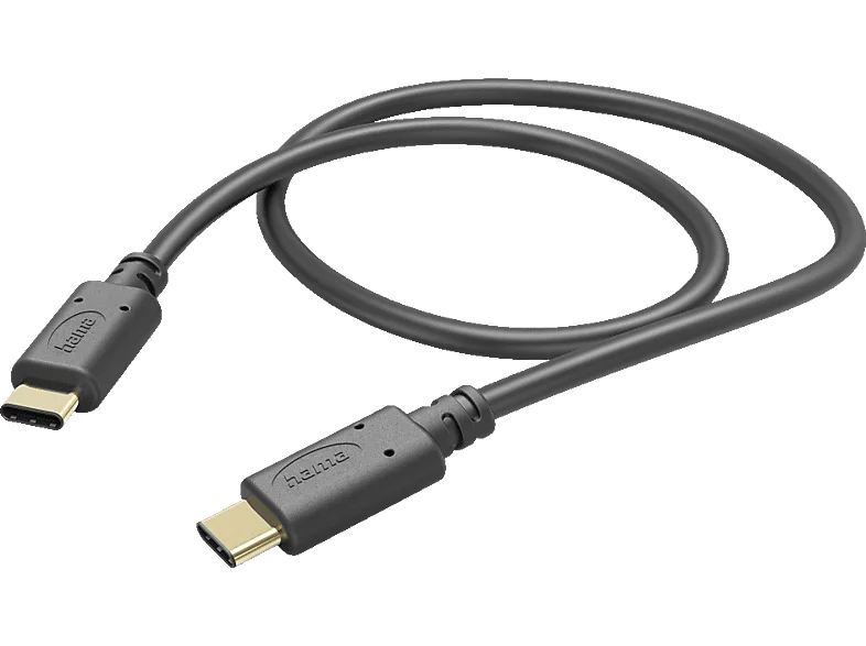 HAMA USB-C, Ladekabel, 1,5 m, Schwarz