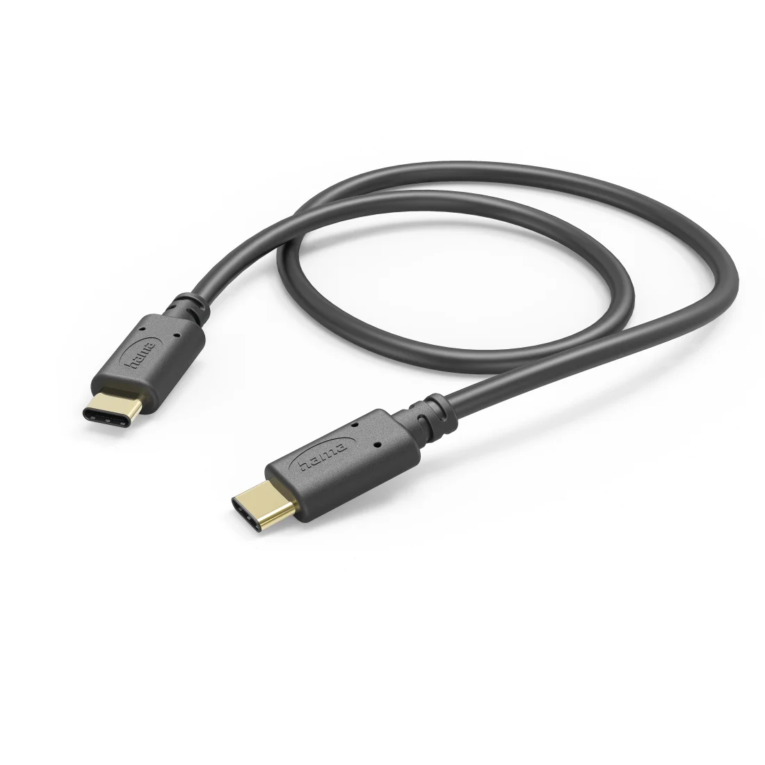 Hama 00201589 USB Kabel USB 2.0 1 m USB C 0,48 Gbit/s Schwarz