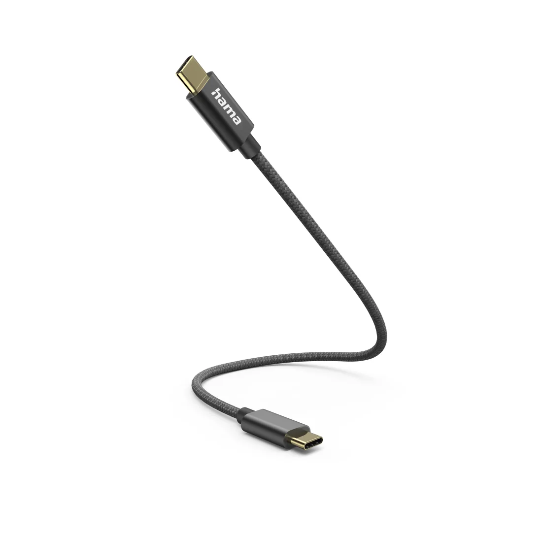 Hama 00201604 USB Kabel USB 2.0 0,2 m USB C 0,48 Gbit/s Schwarz