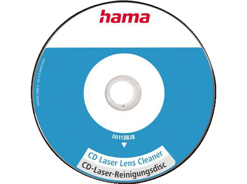 HAMA CD- Laserreinigungsset Blau/Weiß