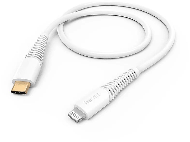 HAMA USB-C auf Lightning 1.5 m Ladekabel Apple, Weiß