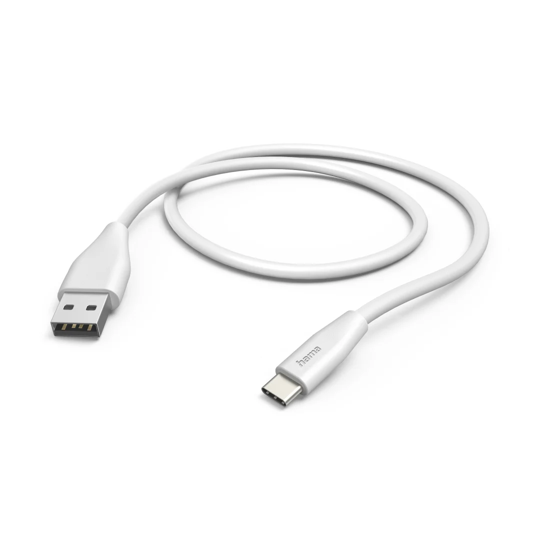 Hama 00125101 USB Kabel USB 2.0 1,5 m USB A USB C 0,48 Gbit/s Weiß