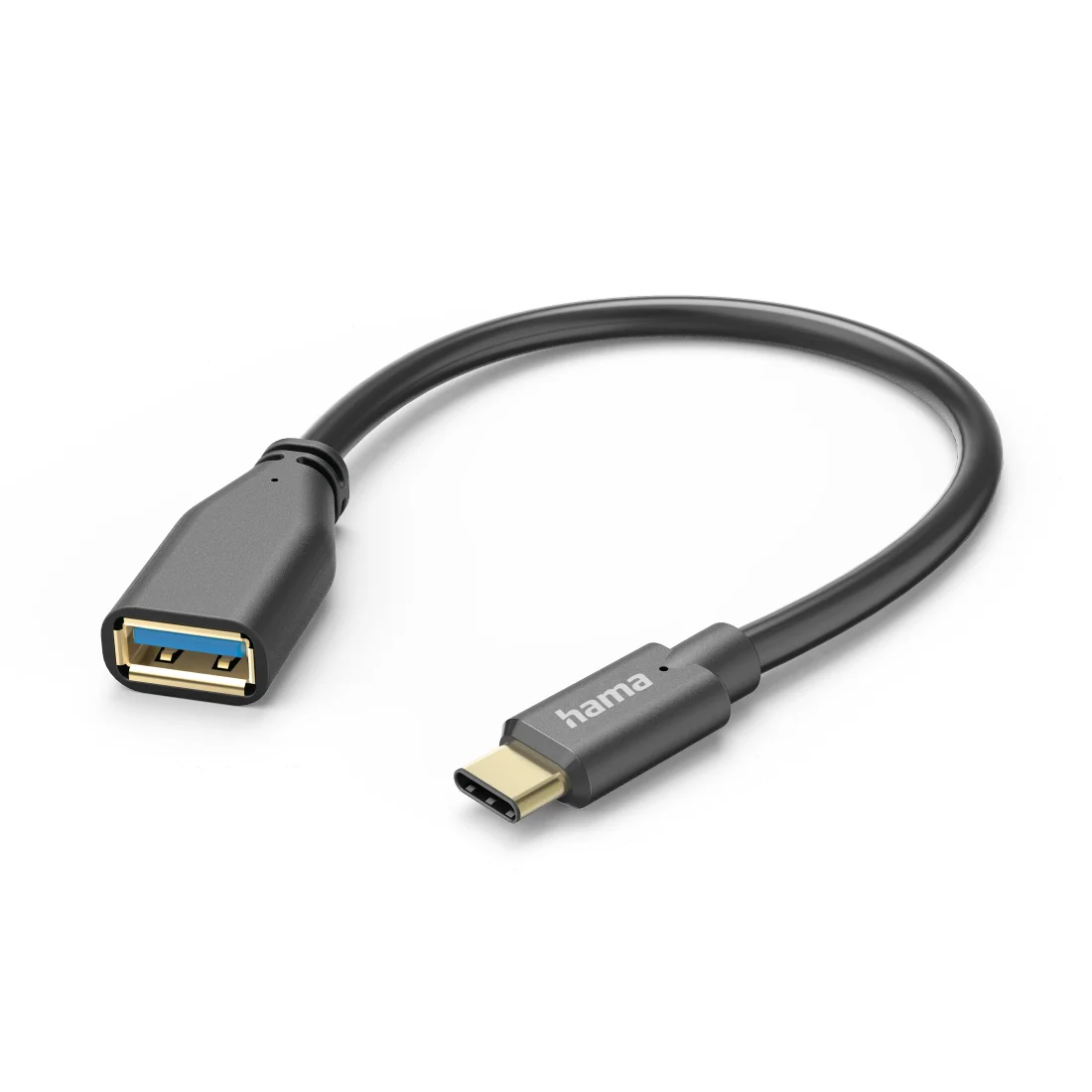 Hama 00125105 USB Kabel USB 3.2 Gen 1 (3.1 Gen 1) 0,15 m USB A USB C 5 Gbit/s Schwarz