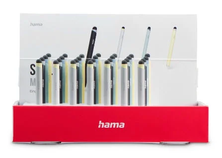 Hama Mini Eingabestift Dunkelblau, Hellblau, Silber, Gelb