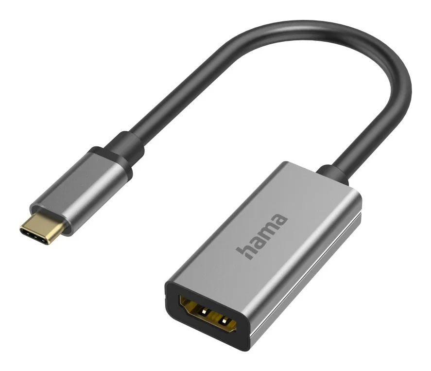 Hama 00200303 Kabeladapter USB-C HDMI Grau