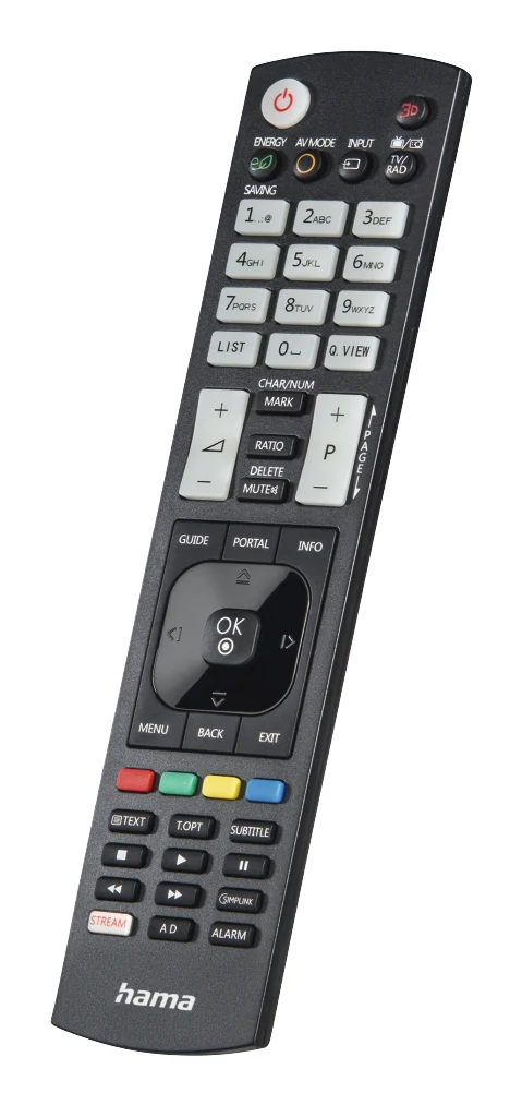 Hama 00221061 Fernbedienung IR Wireless TV Drucktasten