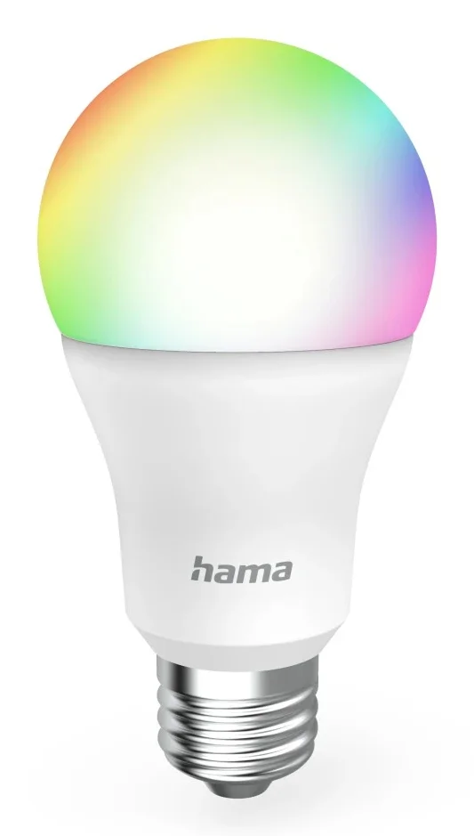 Hama 00176640 Smart Lighting Intelligentes Leuchtmittel WLAN 9 W
