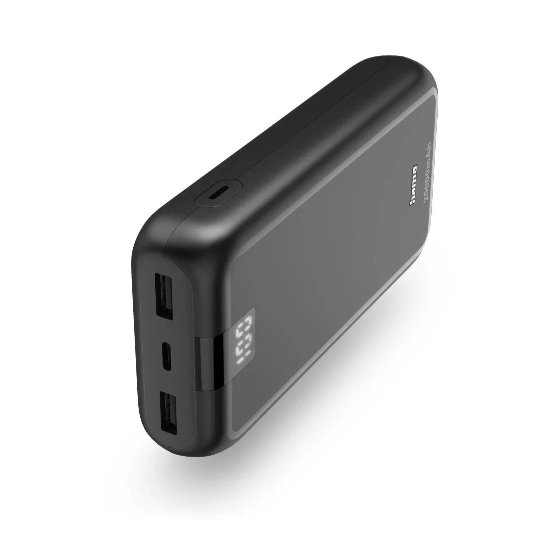 Hama 00201710 Powerbank Lithium Polymer (LiPo) 20000 mAh Anthrazit