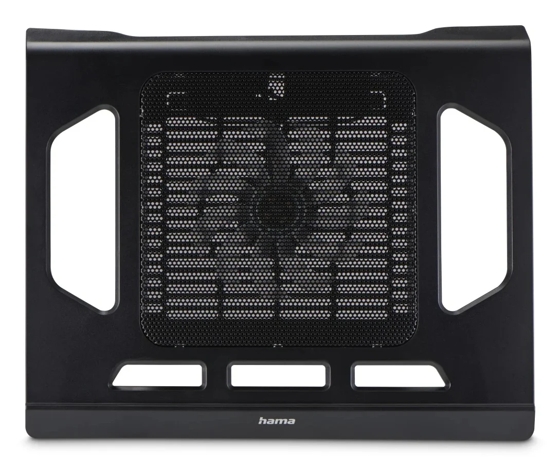 Hama Black Llaptop-Kühlpad 39,6 cm (15.6") Schwarz
