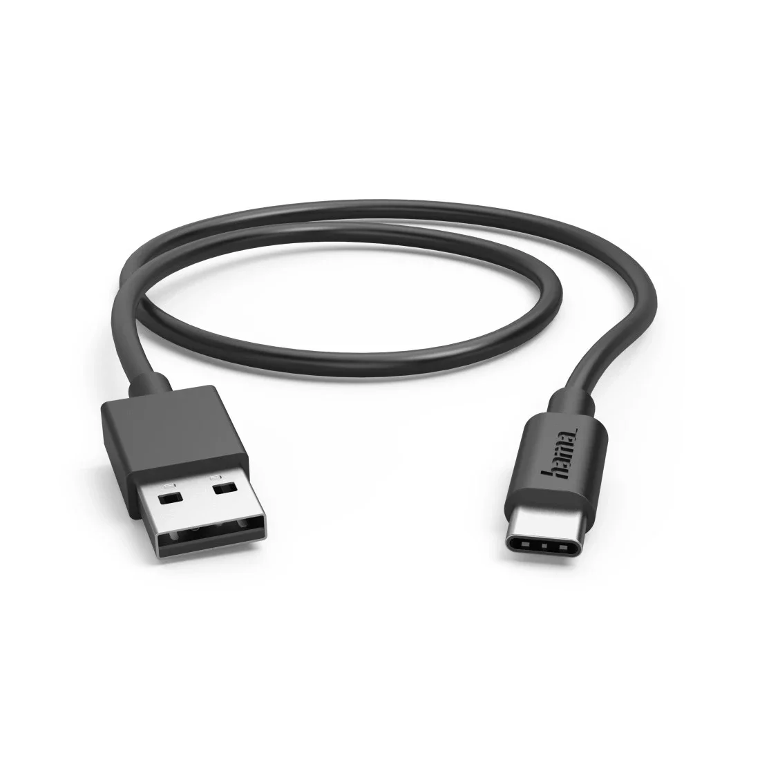 Hama 00201705 USB Kabel USB 2.0 0,5 m USB A USB C 0,48 Gbit/s Schwarz
