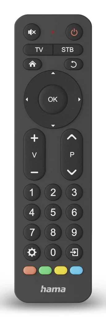 Hama 00221056 Fernbedienung IR Wireless TV Drucktasten