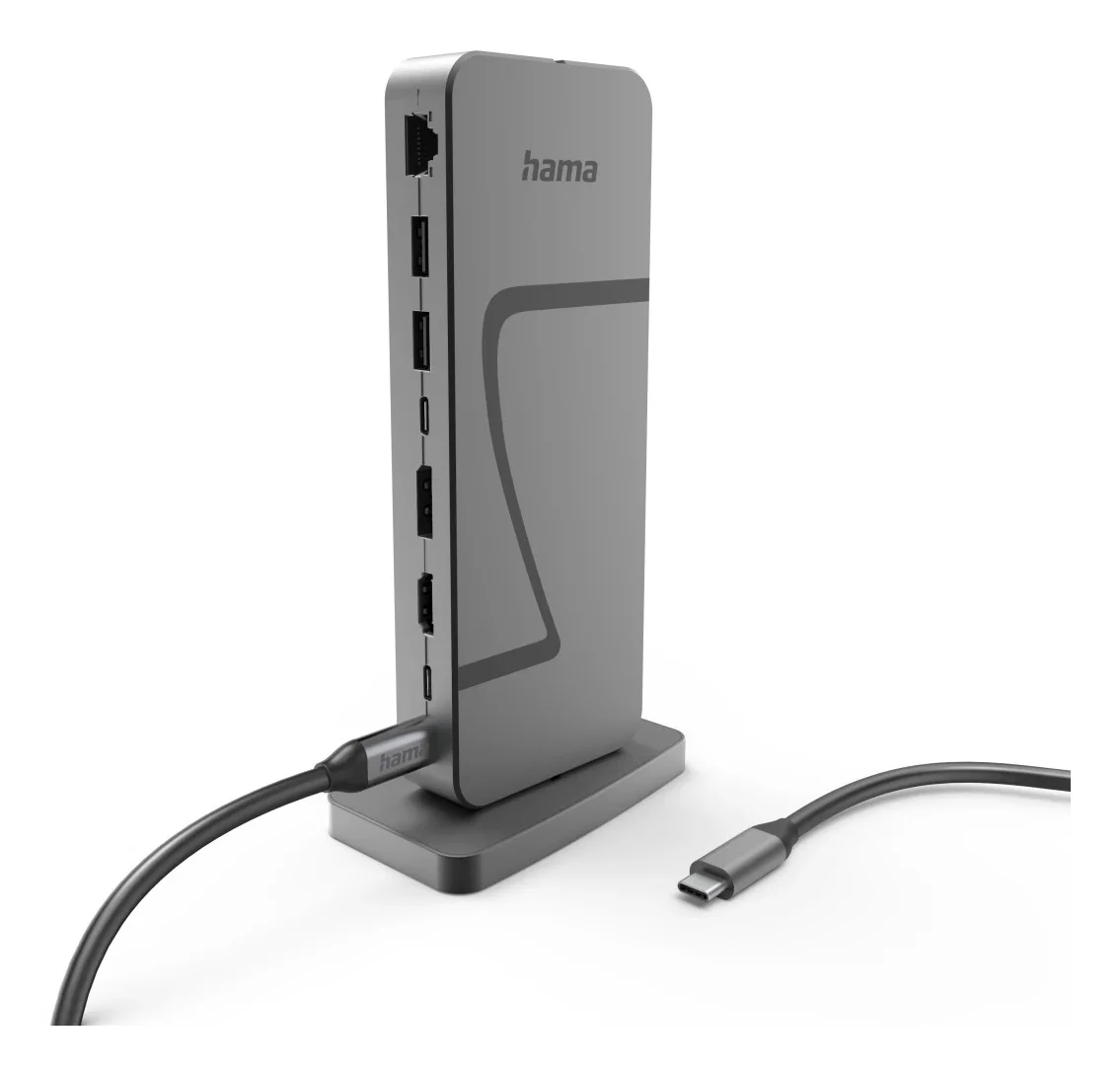Hama Connect2Office Speed USB 3.2 Gen 1 (3.1 Gen 1) Type-C 40000 Mbit/s Anthrazit