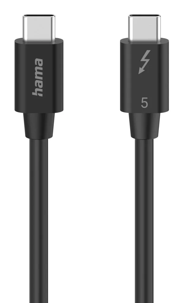Hama USB-C USB Kabel USB 3.2 Gen 2 (3.1 Gen 2) 1 m USB C 80 Gbit/s 240 W Schwarz
