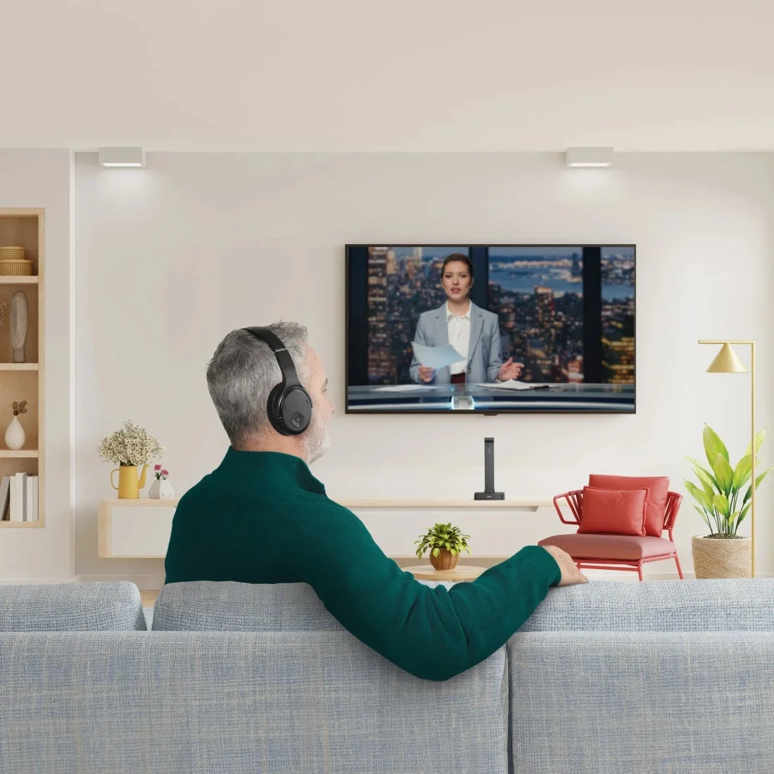 Hama 00221848 Kopfhörer & Headset Verkabelt & Kabellos Kopfband TV Bluetooth Schwarz