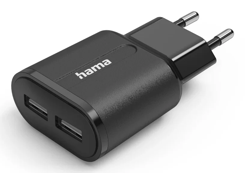 Hama 00201971 Ladegerät für Mobilgeräte Smartphone Schwarz AC Drinnen