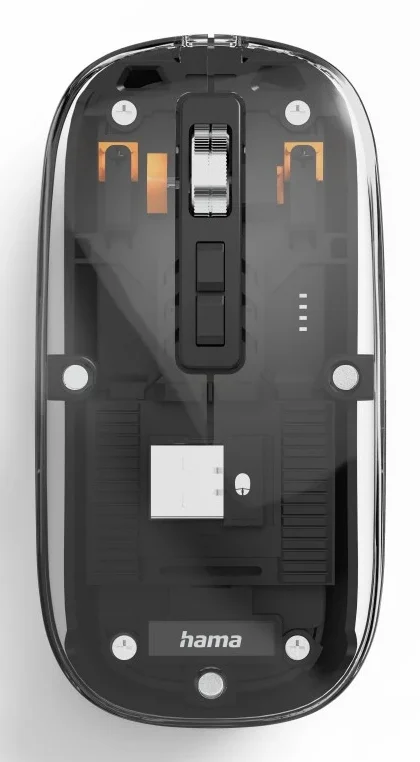 Hama WM-600 Maus Büro Beidhändig RF Wireless + Bluetooth Optisch 1600 DPI