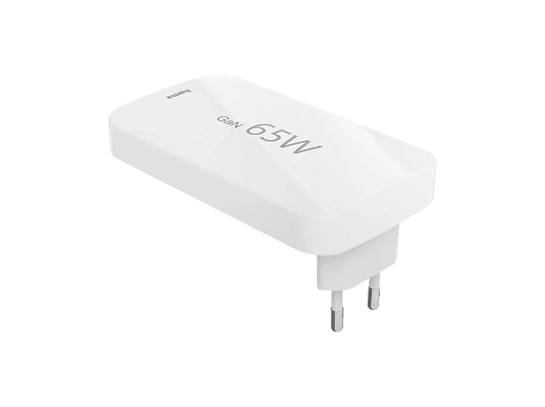HAMA 2x USB-C, 1x USB-A, flaches Mini - Ladegerät universal, Weiß