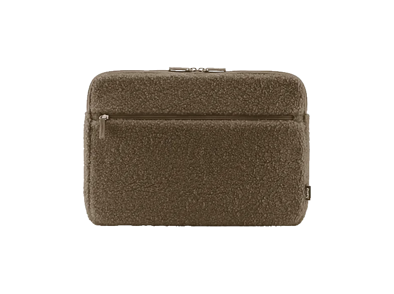 HAMA Cozy, 15.6 Zoll Notebooktasche Sleeves für Universal Polyester, Mokka