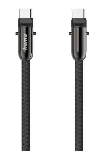 Hama 00201751 USB Kabel USB 2.0 1,2 m USB C 0,48 Gbit/s 60 W Schwarz