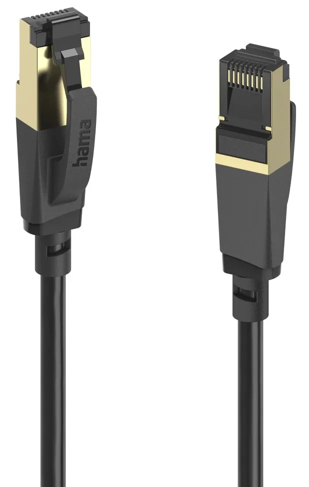 Hama 00202001 Netzwerkkabel Schwarz 1,5 m Cat8 S/FTP (S-STP)