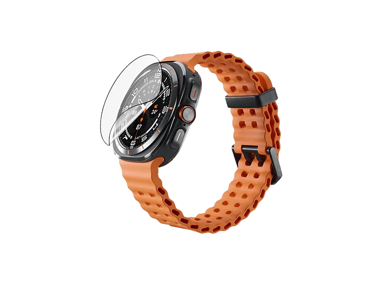 HAMA Super Hybrid für Galaxy Watch Ultra (25), 47mm, Displayschutzglas, Transparent
