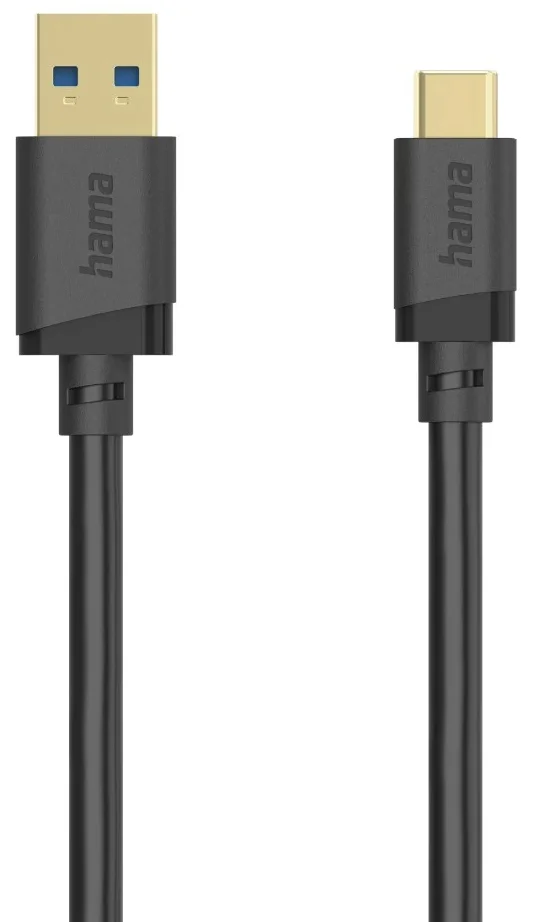 Hama 00202005 USB Kabel USB 3.2 Gen 1 (3.1 Gen 1) 0,75 m USB A USB C 5 Gbit/s Schwarz