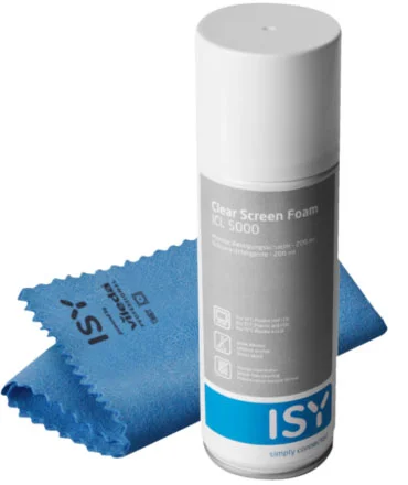 ISY ICL 5000 Reinigungskit LCD / TFT / Plasma Gerätreinigungs-Feucht-& Trockentücher 200 ml