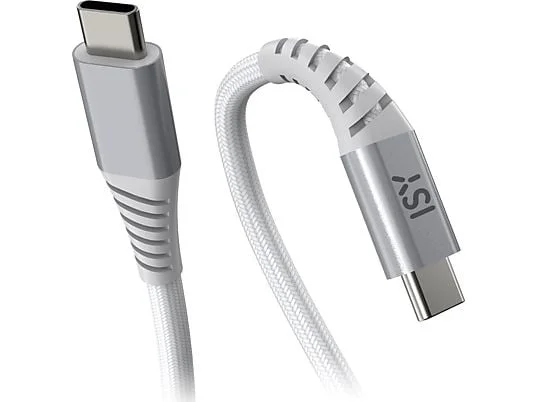 ISY ICN-5000-WT-CC USB Kabel USB 3.2 Gen 1 (3.1 Gen 1) 2 m USB C Grau