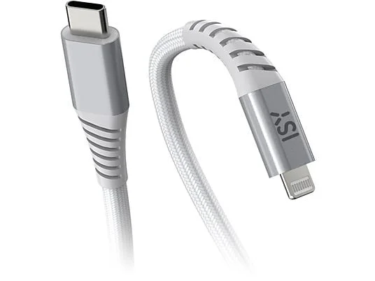 ISY ICN-5000-WT-CL Lightning-Kabel 2 m Grau