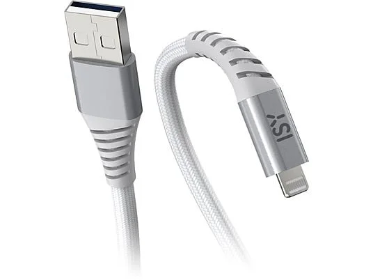 ISY ICN-5000-WT-AL Lightning-Kabel 2 m Grau