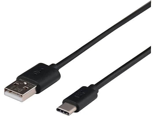ISY IZB-541 USB Kabel 1 m USB A USB C Schwarz