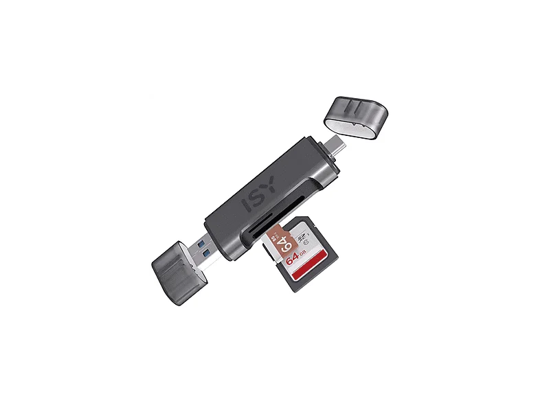ISY ICR-6000 2-in1-USB-Kartenleser
