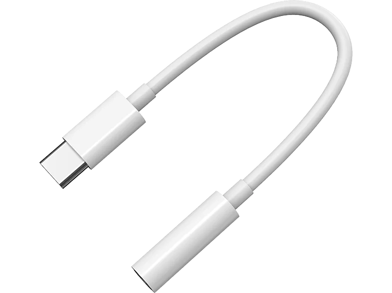 ISY IKA-1000 USB C auf 3.5 mm Audiobuchse Adapter Weiß