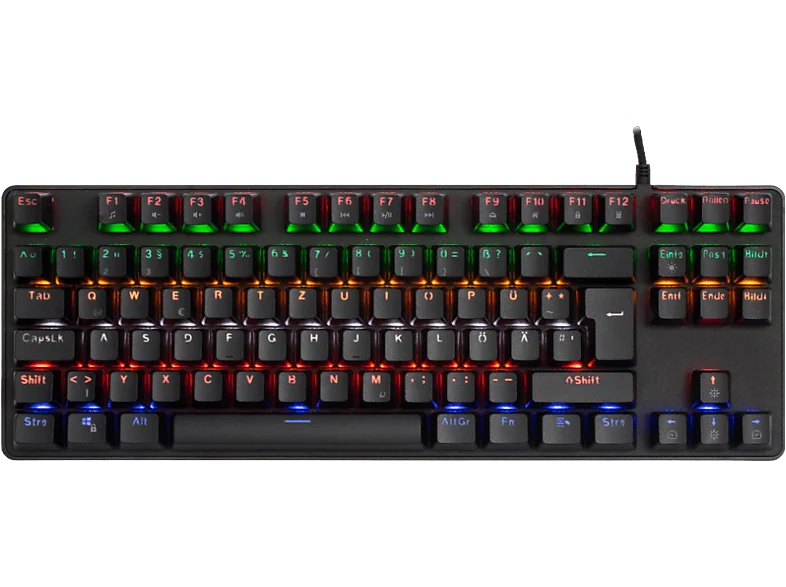 ISY IGK-4000 TKL, Gaming Tastatur, Mechanisch, Sonstiges, Kabelgebunden, Schwarz