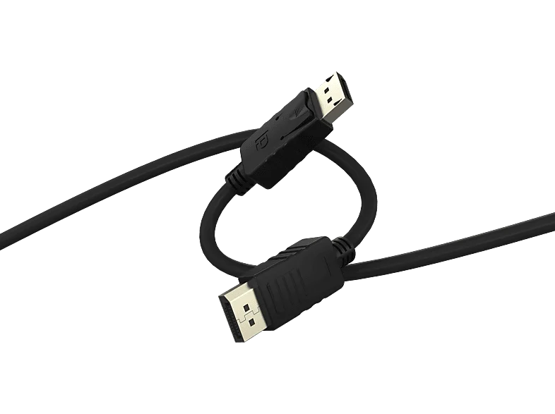 ISY IDP-1030 Display Port Kabel, Schwarz