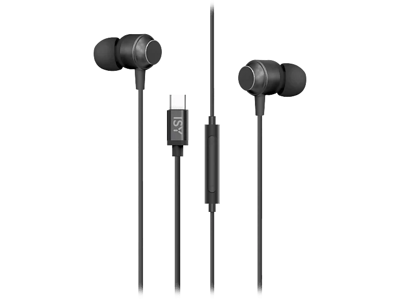 ISY IIE 1102-BK, In-ear Headset Schwarz