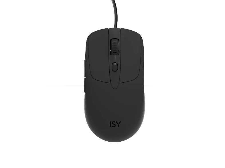 ISY ICM-3300 kabelgebundene Maus, Schwarz
