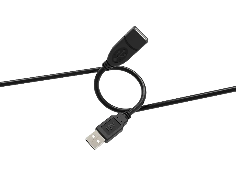 ISY IUC-1022 USB-A 2.0 Verlängerungskabel, 5 m