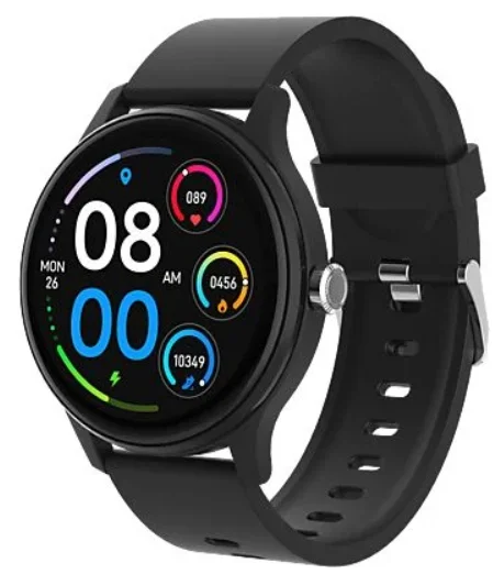 PEAQ PSW 100-BK Smartwatch/ Sportuhr Digital Touchscreen Schwarz