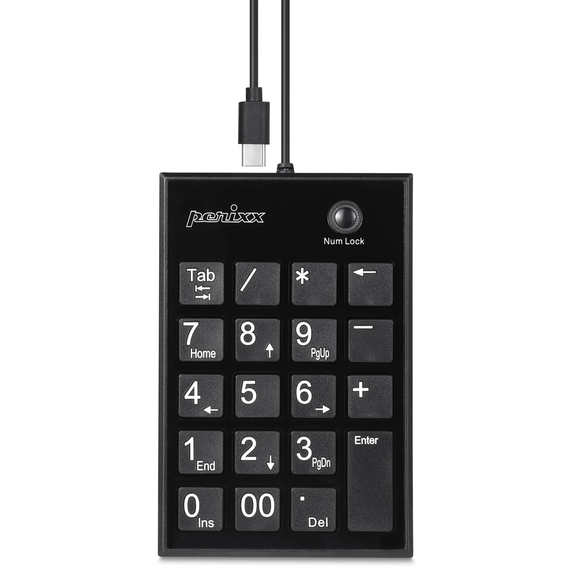 InLine 57161I Tastatur Universal USB Nein Schwarz