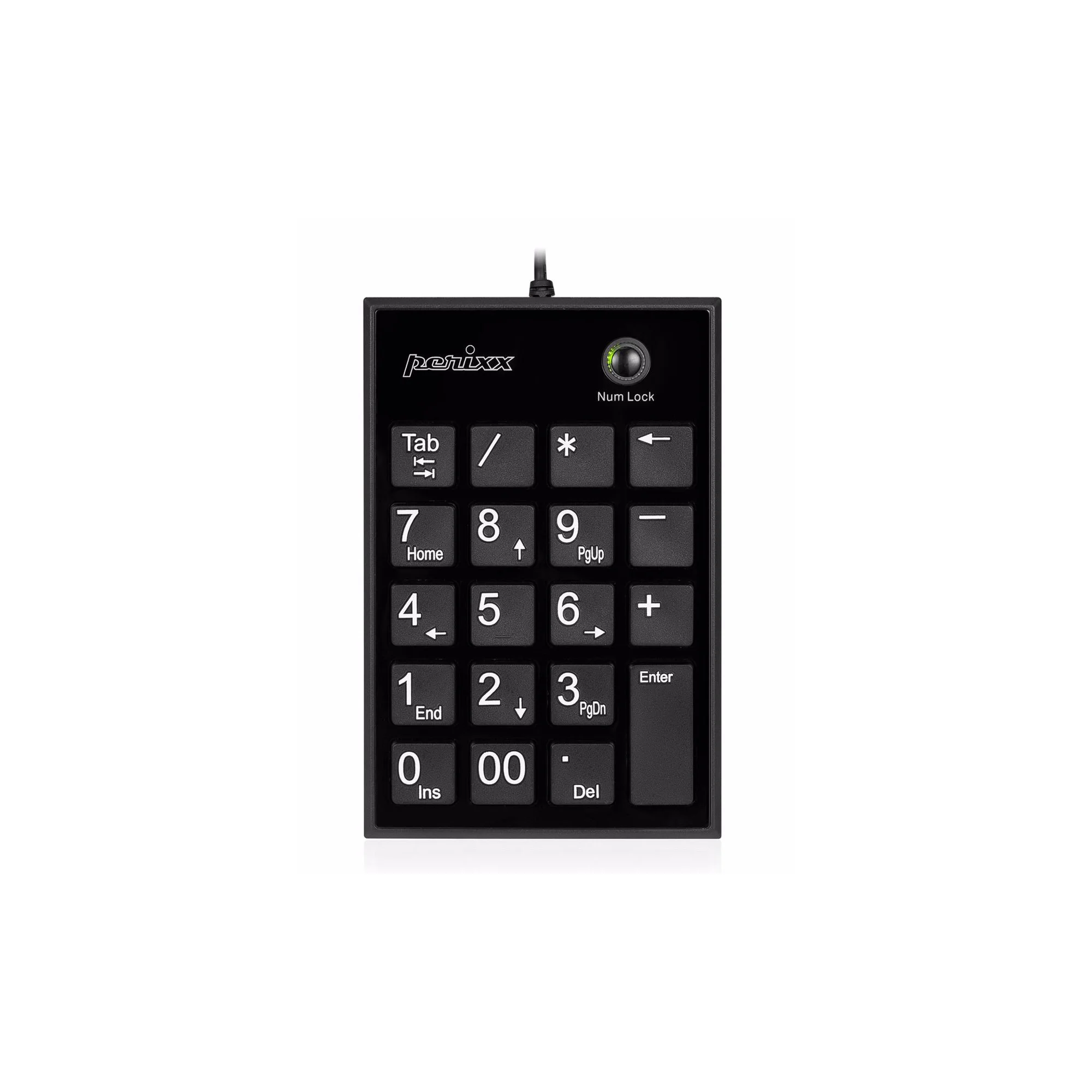 InLine 57161E Tastatur Universal USB Nein Schwarz