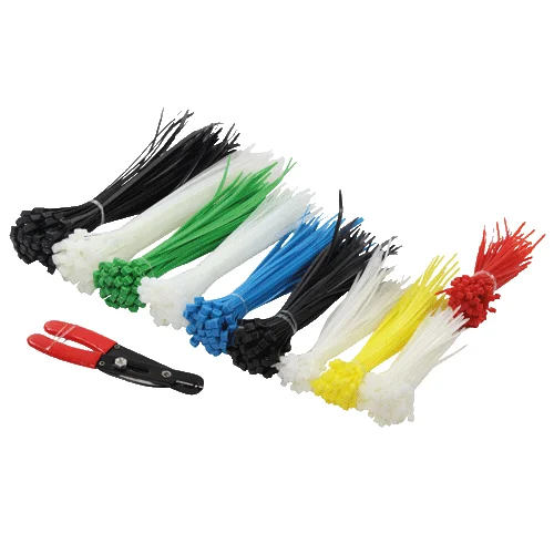 LogiLink KAB0019 Kabelbinder Nylon Schwarz, Blau, Grün, Rot, Weiß
