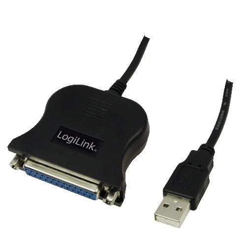 LogiLink UA0054A Paralleles Kabel Schwarz 1,8 m