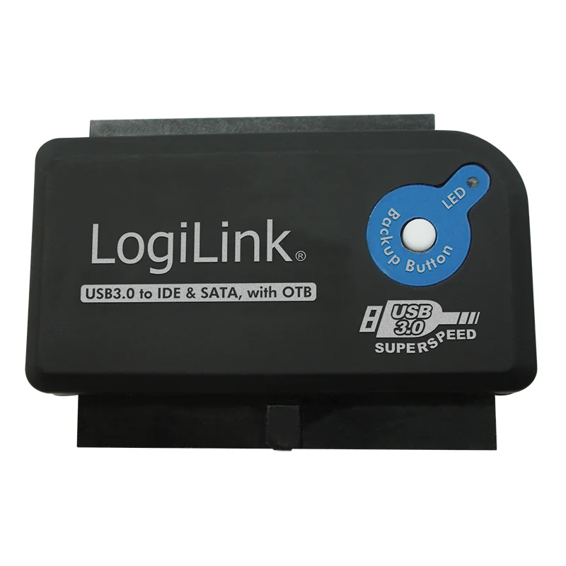 LogiLink AU0028A Kabeladapter USB 3.0 IDE / SATA Schwarz
